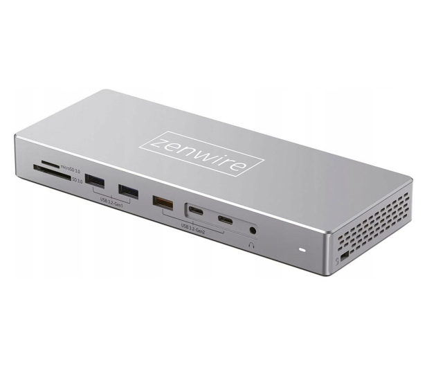 Zenwire Stacja Dokująca Hub USB-C HDMI 4K 60Hz Display Port USB SD - 1604632 - zdjęcie